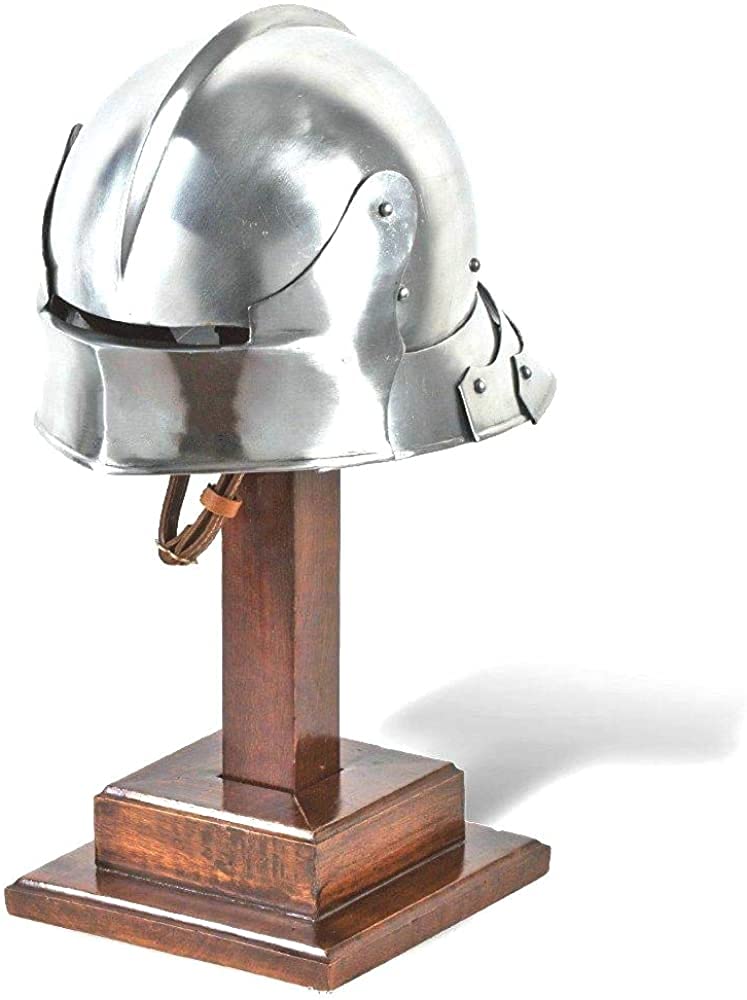 NauticalMart Functional Medieval German Sallet Fighting Combat Helmet Articulate Tail