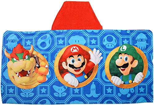 mario hooded towel