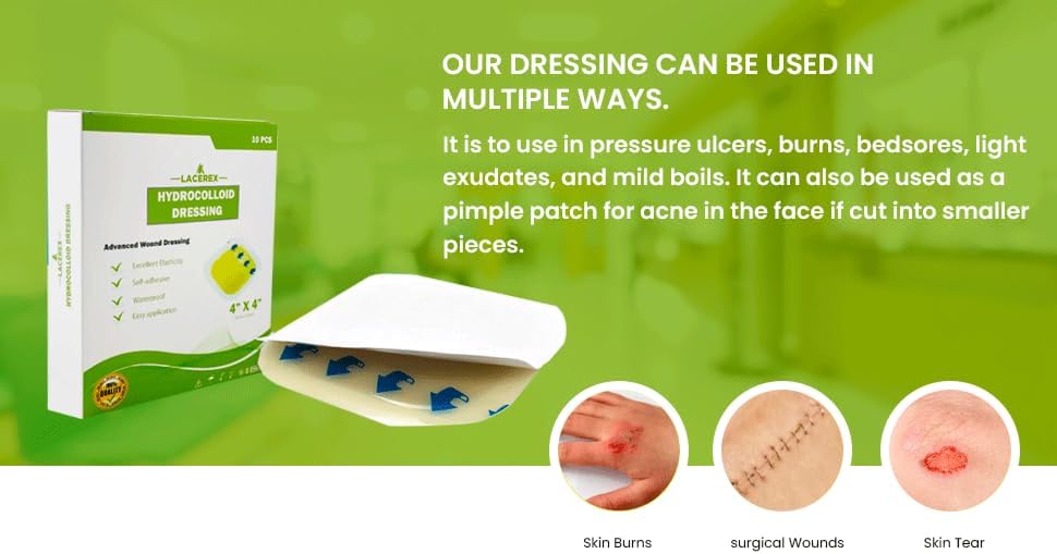 Bordered Sacrum Silicone Foam Dressing for Wound Care - Waterproof and Breathable, Absorbs Moderate to High Exudate - 5 Individual Dressings per Box (7" x 6.8") (6"x7") - Image 2