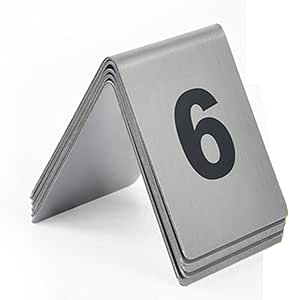 Amazon.co.jp: Triangle Table Stand, 1-20 Table Numbers, Restaurant Tent ...