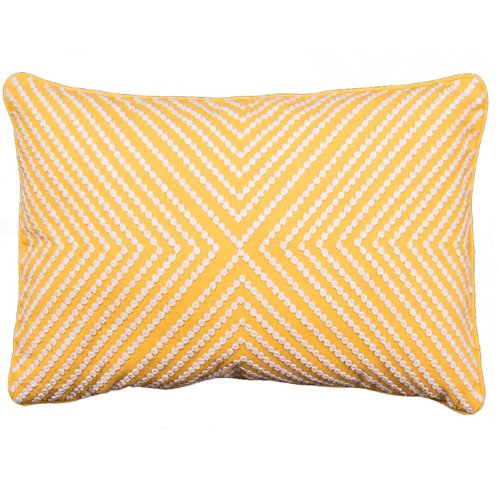 Clara Vidal Funda de cojín Mod. Calans Amarillo (30x50 cm.)