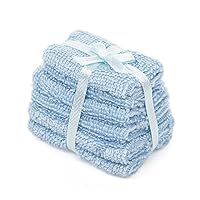 Odoria 1/12 Scale Dolls House Miniature Bathroom Towels Dollhouse Accessories, Blue