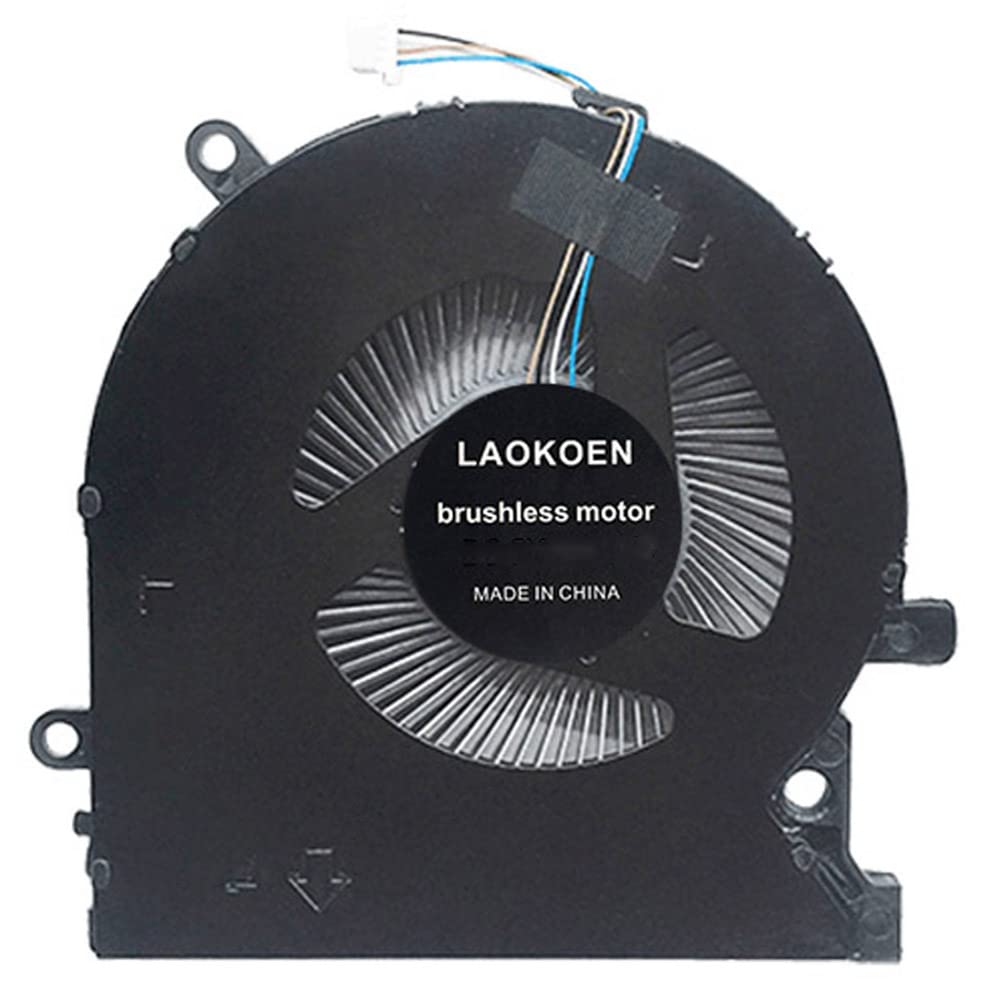 New Replacement Cooling Fans for HP OMEN 15-ek 15-en 15-en0007AX 15-en0032AX 15-ek0011TX 15-en0003np TPN-Q236 TPN-Q238 Series Laptop Fan (DC 12V Fan for GTX1660 RTX Graphics Card Laptop)