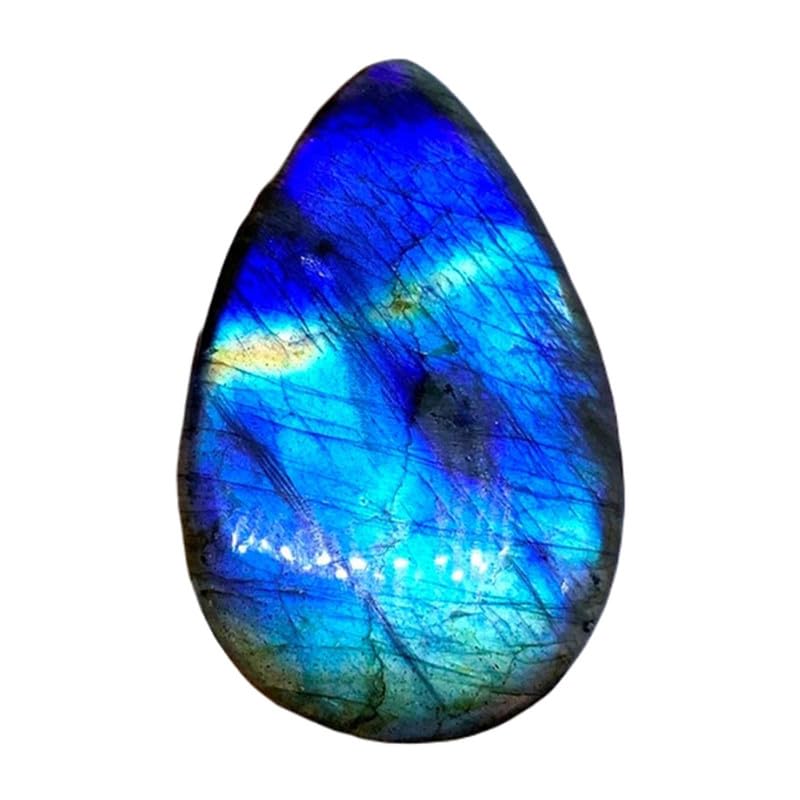 Pierre gemme labradorite naturelle cabochon de prestige pour bague et haute bijouterie
