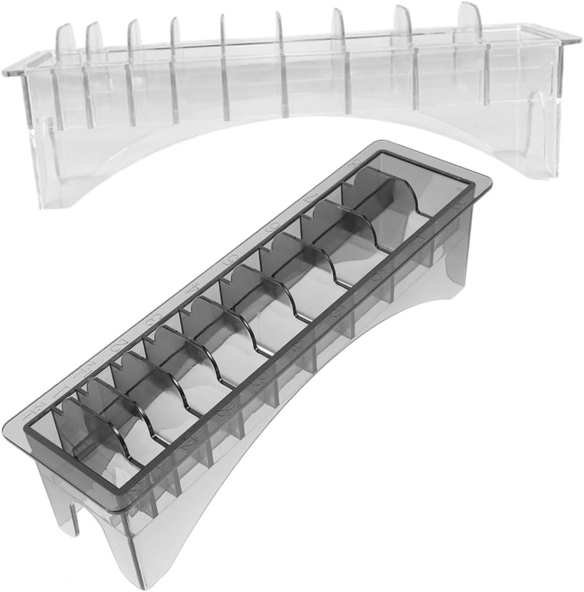 MERRYHAPY Barber Organizer Box Clipper Case 2 Pcs Guide Comb Storage Box for Hair Tools