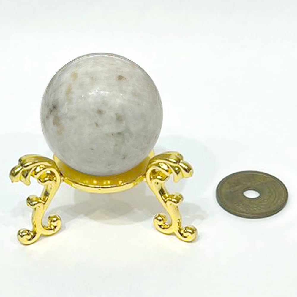 ひすいページ Amazon.co.jp: 本ヒスイ 本翡翠 丸玉 置物 33mm 穴なし 台座付 1