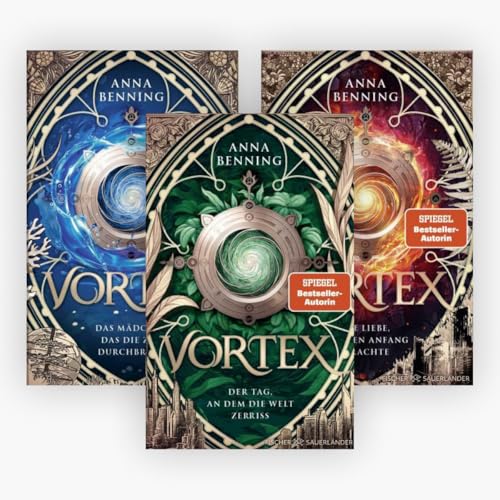 Die Vortex-Reihe in der Schmuckausgabe Band 1-3 plus 1 exklusives Postkartenset