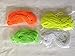 40 Yoyo String (10 Each - Florescent Lime Green, Yellow, Orange and White) by Zeekio