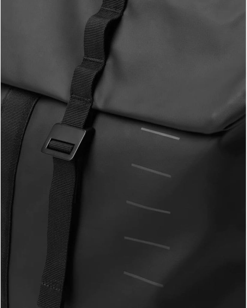 Db Journey Essential Backpack - Travel Backpack with Laptop Compartment for Work, and Gym, Lightweight, Roller Bag Attachment, 12L - Black Out