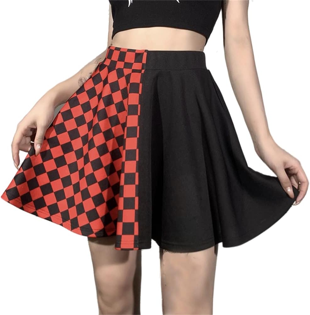 Women Gothic Punk Mini Skirt High Waist A-Line Short Martinique | Ubuy