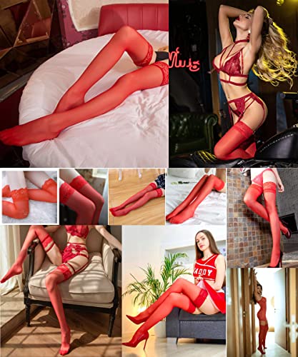 Image of Lidogirl Lace Top Thigh High Stockings