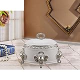 Material:Harz Europäische Elefanten Schmuck Box Dekoration Storage Box-Modell Juwel Box weiche Heimtextilien Schlafzimmermöbel-B