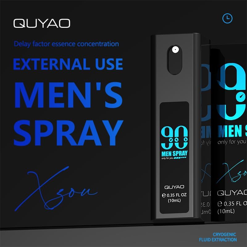Delay Sprayer for Long Last Men, Fast-Acting Formula Male Longer Sprays in Bed, Enhancing Intimacy Experience for Couples, Discreet Travel-Size Personal Care Mist, Extend Intimacy Time,N2