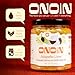 ONOIN Chopped Onions in 100% Olive Oil - Seed Oil Free & Ready-to-Use Flavor Base & Topping | Jalapeno Lime, 9 oz (Pack of 2) In Glass Jar | Fresh Marinated Onions & All Natural Cooking Base for Sauces, Soups, & Recipes