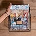 Wall35 Rivista File Holder Home Office Desk Organizer, Chicken Wire Mail Organizer and Magazine Holder, Metal, Black