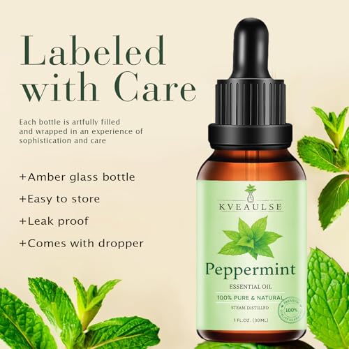 Aceite Esencial de Menta Peppermint 100% Puro 1 Fl Oz miniatura 2