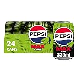 Pepsi Max Lime No Sugar Cola Cans 24 x 330ml