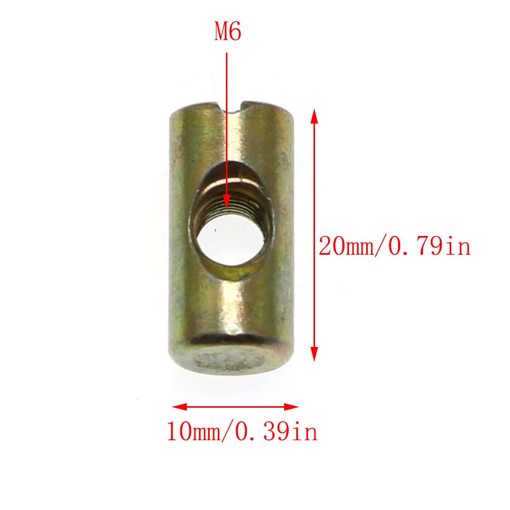 M6 Nuts - Slotted, Cross & Barrel Nuts for Furniture -3 M6 Nuts - Slotted, Cross & Barrel Nuts for Furniture -3