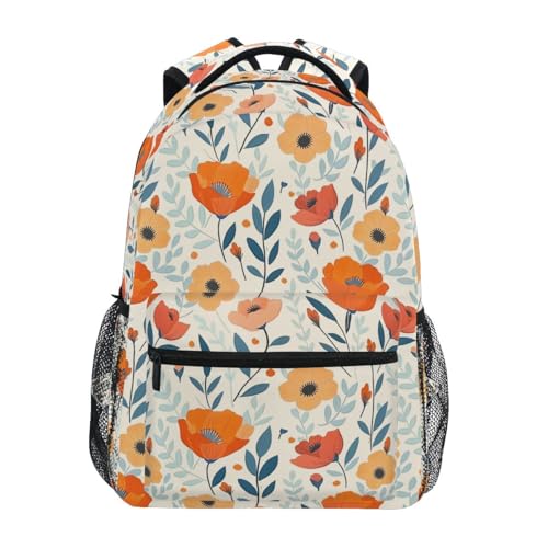 Sac à dos durable léger rouge pour étudiant avec fermeture zippée