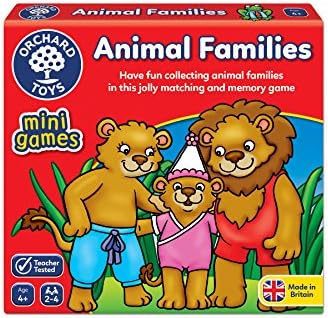 Orchard Toys Llamas in Pyjamas Mini Game, Small and Compact, Travel Game, Educational Game, Holiday Game, Perfect For Toddlers, Kids Age 3-6