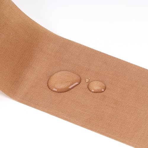Image of 1 Inch x 33 Feet Low Friction Tape, Cutain Glide Tape, Slides for Drawer, Stuck to the Wood and Makes the Drawers Slide effortlessly and Quietly,Brown