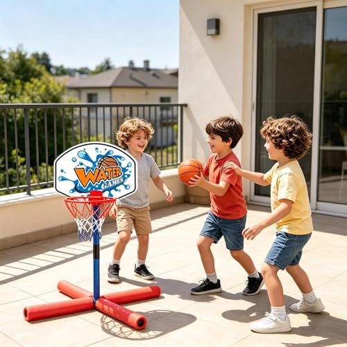 Cesta de baloncesto piscina para crear recuerdos inolvidables con padres e hijos 3