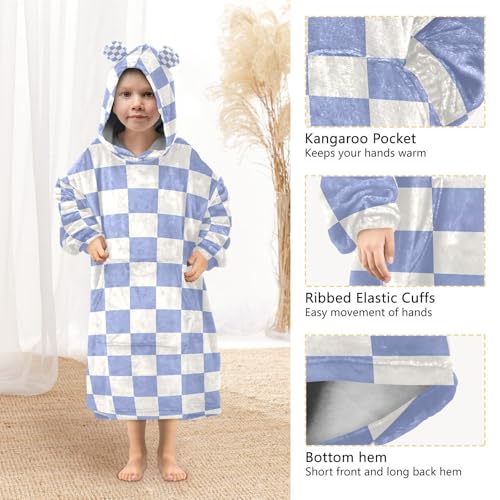 Couverture à capuche surdimensionnée pour soirées pyjama enfants - 5