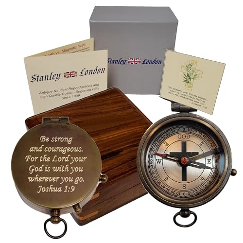 Brújula personalizada de latón 2x2 pulgadas 8 onzas miniatura 1