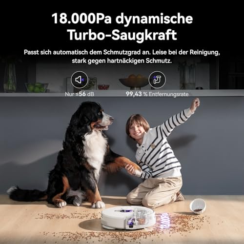 NARWAL Freo Z10 Ultra Saugroboter mit Wischfunktion, 18.000 Pa Saugleistung, Dynamische Moppausdehnung, Tangle-Free System… – Ansicht 5