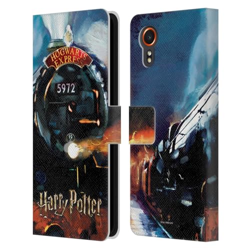 Head Case Designs sous Licence Officielle Harry Potter Hogwarts Express Prisoner of Azkaban II Étui Portefeuille en Cuir Compatible avec Samsung Galaxy...