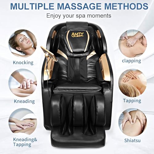 Image of Q5 Massage Chair for Stress Relief | 7D Massage Technology, Advanced SL Track, Wireless Phone Charging | Zero Gravity Positioning, Bluetooth Speaker, Voice Control & AI Body Scan