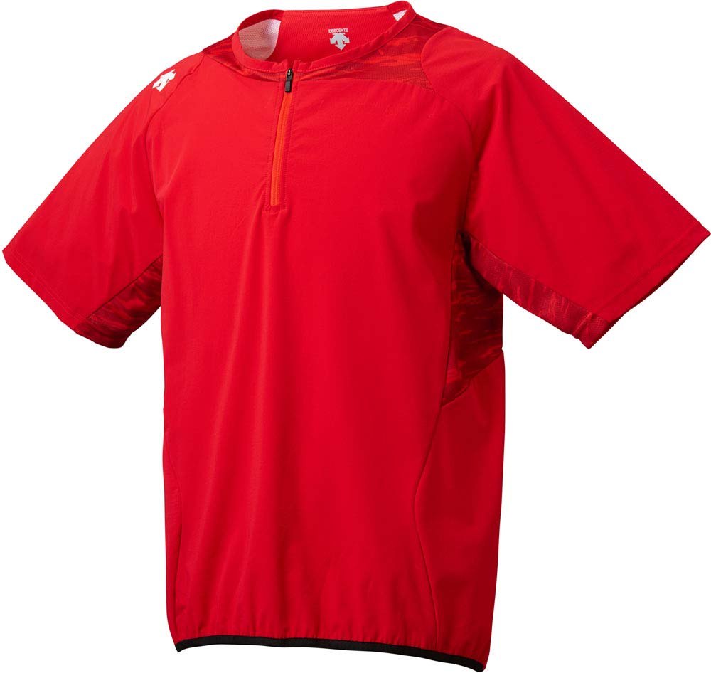 Amazon.co.jp: DESCENTE(デサント) 野球 ハイブリッドシャツ 半袖 広島