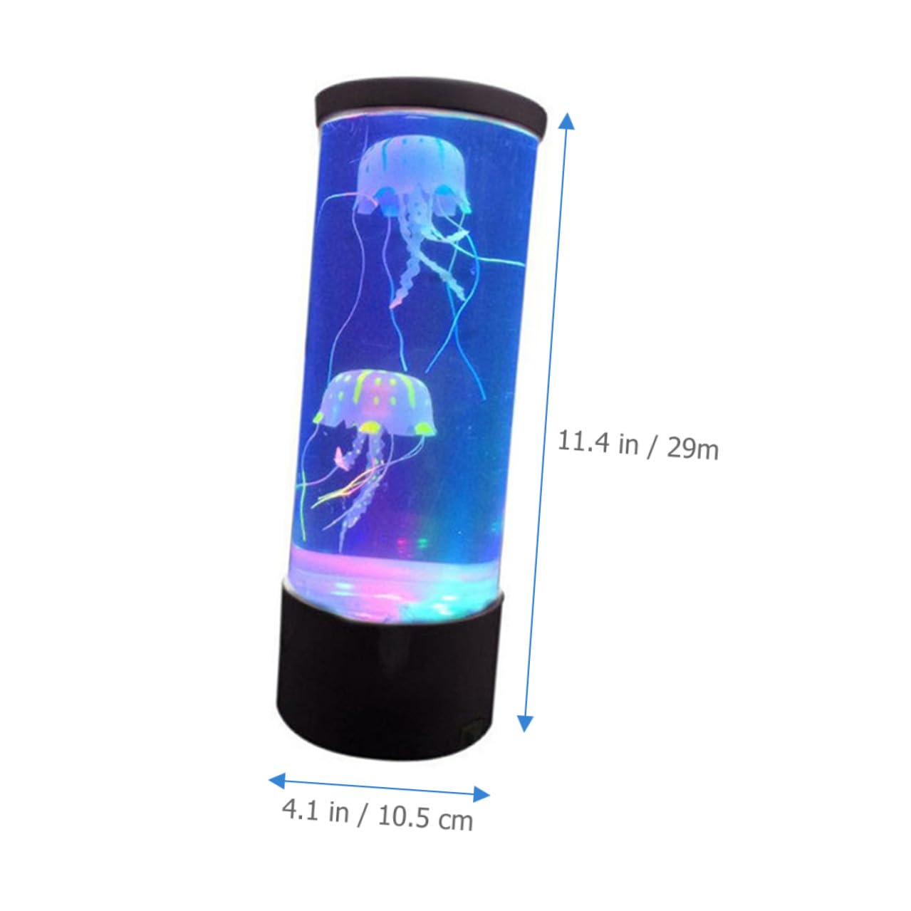 Anneome Lámpara LED de Medusas Negra para Estudio y Decoración Nocturna