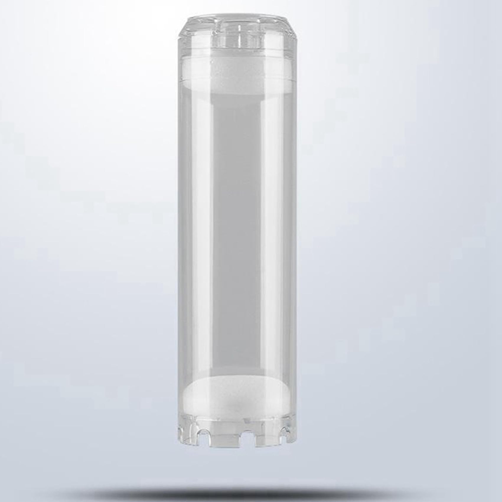 4 unidades de 25,4 cm reutilizable vacío transparente filtro de agua carcasa varios medios recargables