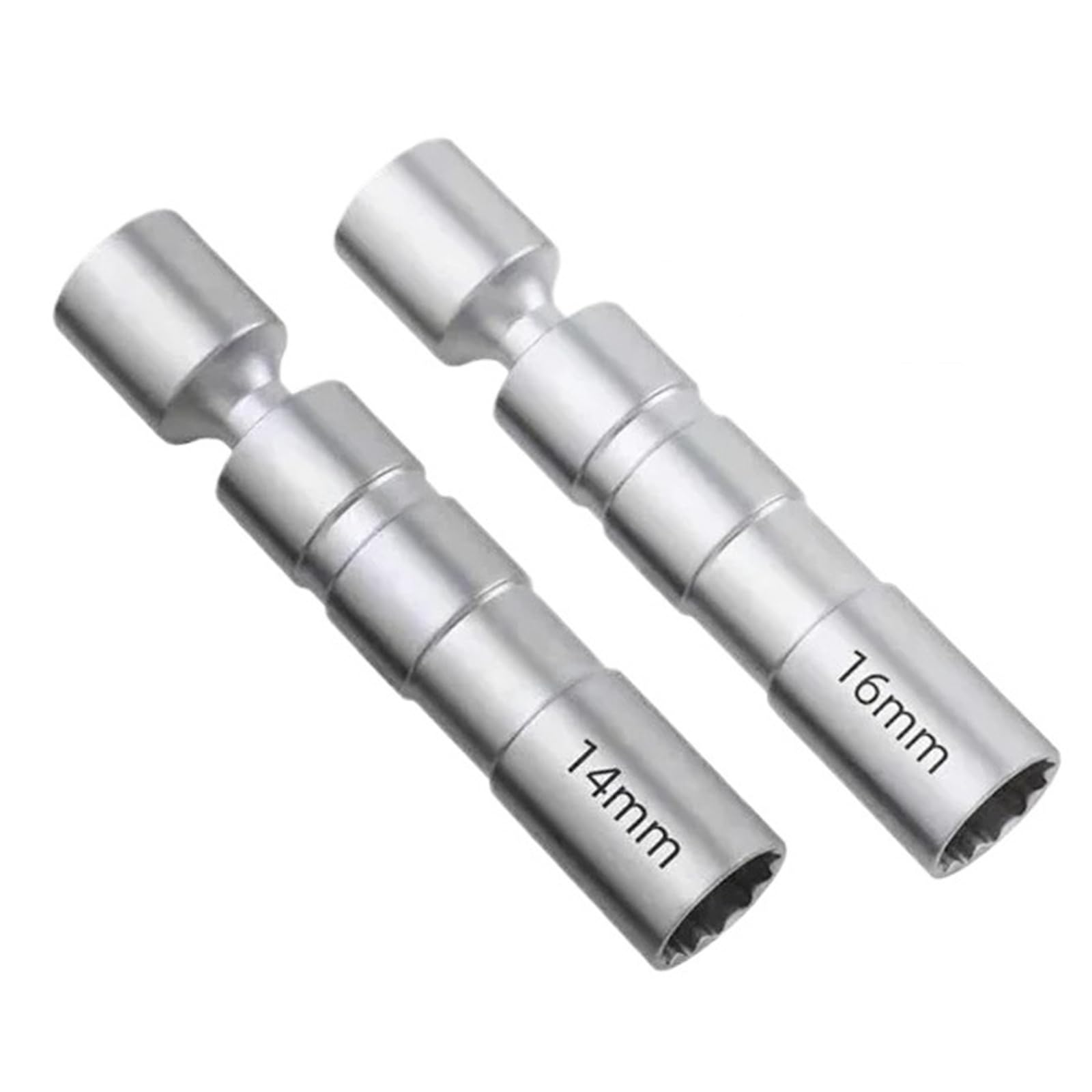1 Stück, Kompatibel Mit B*M&W Me*r/c&ed*es B*e/n&z Zündkerzenhülsenschlüssel, Magnetischer 12-Punkt-Winkel, Dünne Wand(2pcs)