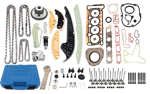 Koomaha Timing Chain Tool Kit Engine Valve Gasket Set Replacement for 2008-2013 VW Jetta Golf GTI EOS Passat Beetle Audi A4 Q5 TT 2.0T 06H109467N 06H109469AD 06H109469T