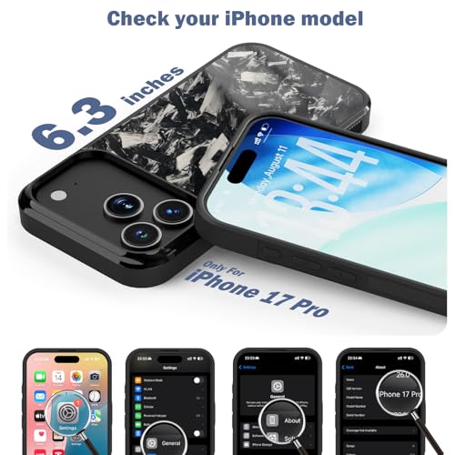 Coque iPhone 17 Pro carbone forgé pour un usage quotidien sécurisé - 2