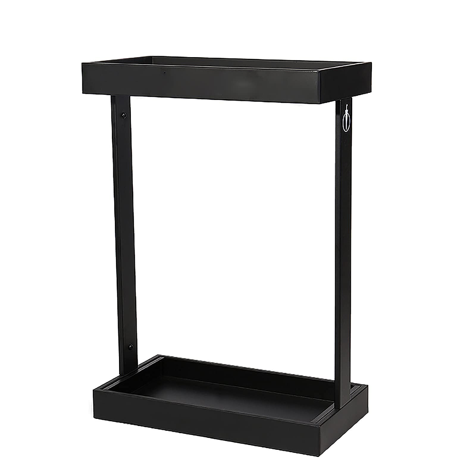 Paragüero rectangular de metal resistente con diseño elegante para zonas de recepción 8