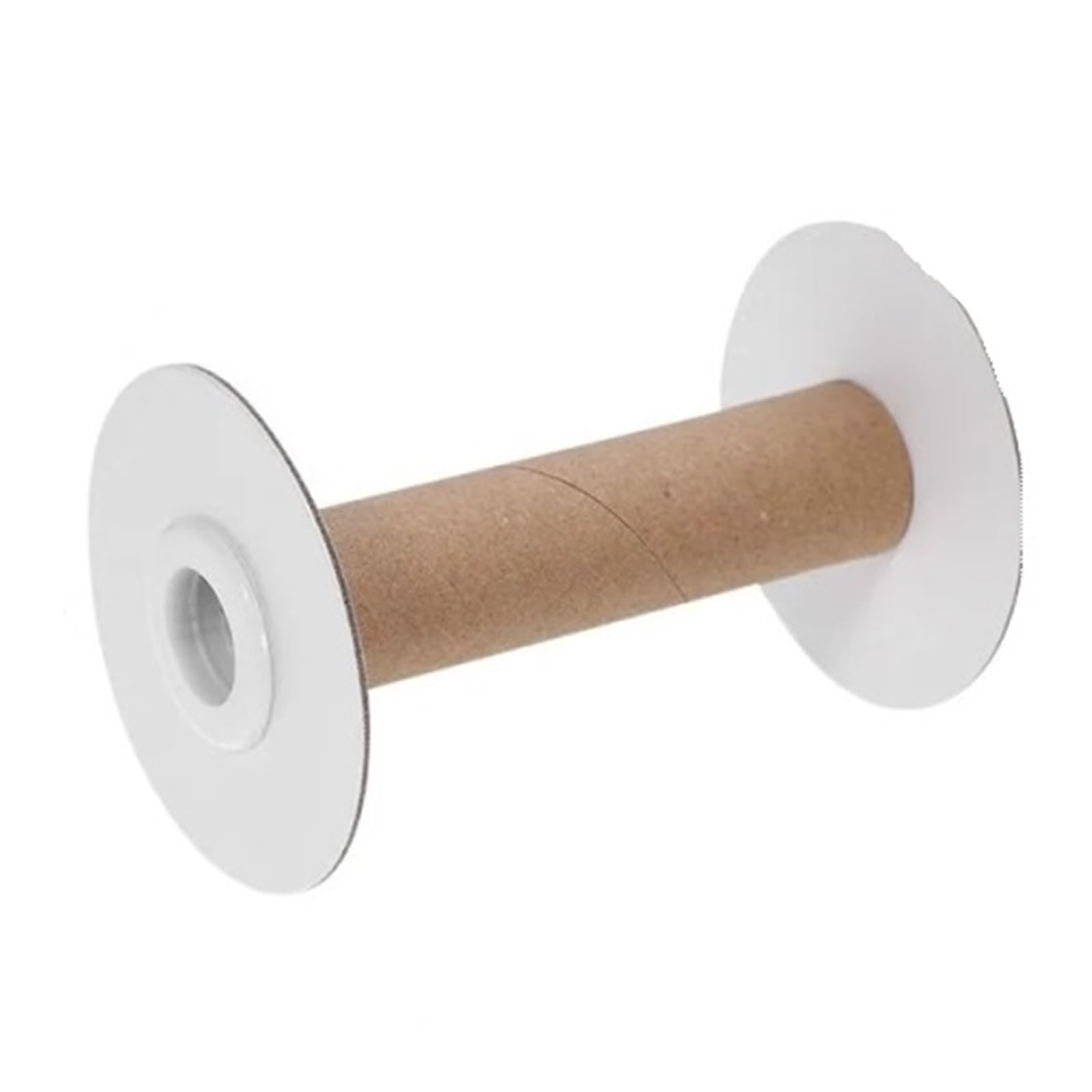AXVOLA Empty Paper Spool 10Pcs DIY Winding Spools for Sewing Machines Paper Plastic Bobbins Lightweight Wear Resistant Home Craft Yarn Ribbon Thread