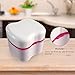 Gus Craft Denture Box with Specially Designed Holder for Rinse Basket, Great for Dental Care, Easy to Open, Store and Retrieve (Carnation Pink)