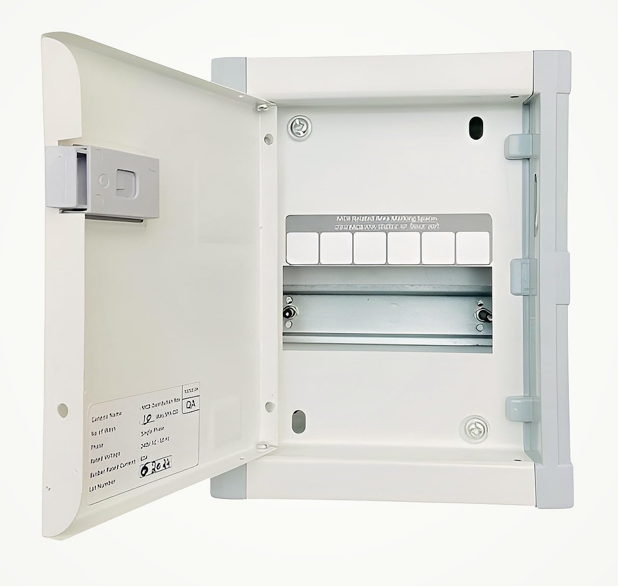 Double Door MCB Box 6 Way SPN Distribution Box, Powder