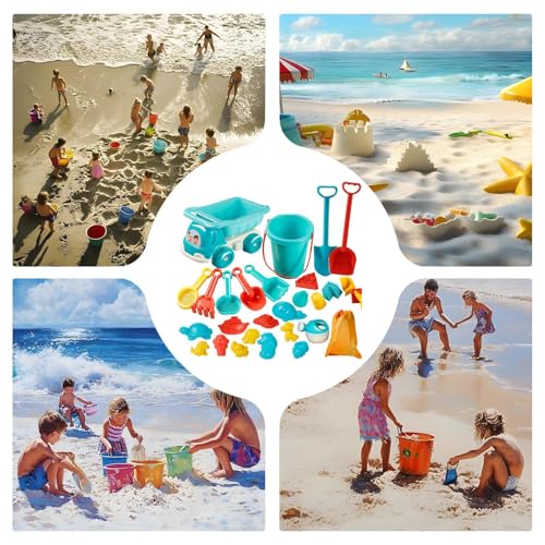 Jouets d'été d'éveil : kit de plage 29 pièces pour stimuler l'imagination des petits - 4