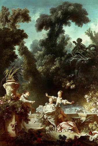 Peintures Fragonard la Poursuite pour sublimer vos murs de bureau et salons modernes
