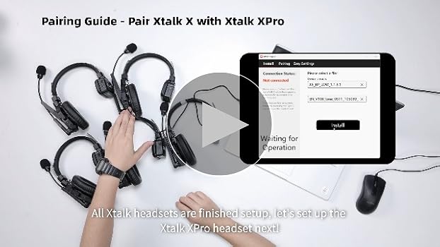 Amazon.com: SYNCO XTalk X2 2.4GHz Wireless Headset with