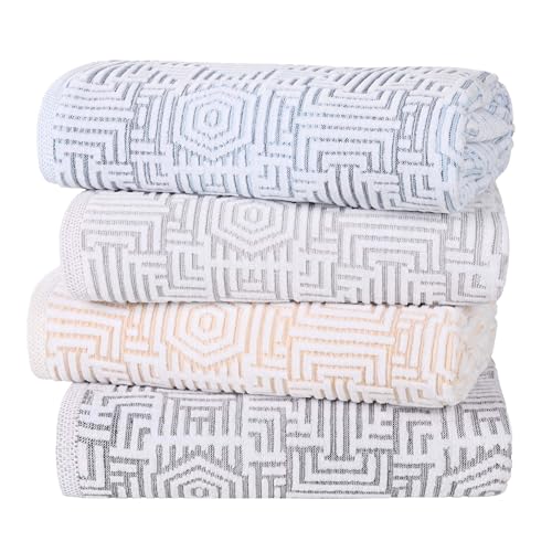 Superior Cotton Bath Sheet Set, Oversized Large Absorbent Body Towels, Luxury Soft Drying, Shower, Spa, Hotel, Pool, Guest Bathroom, Home Essentials, Set of 2, Jasper Collection, Gold by SUPERIOR - Used condition - Image 6
