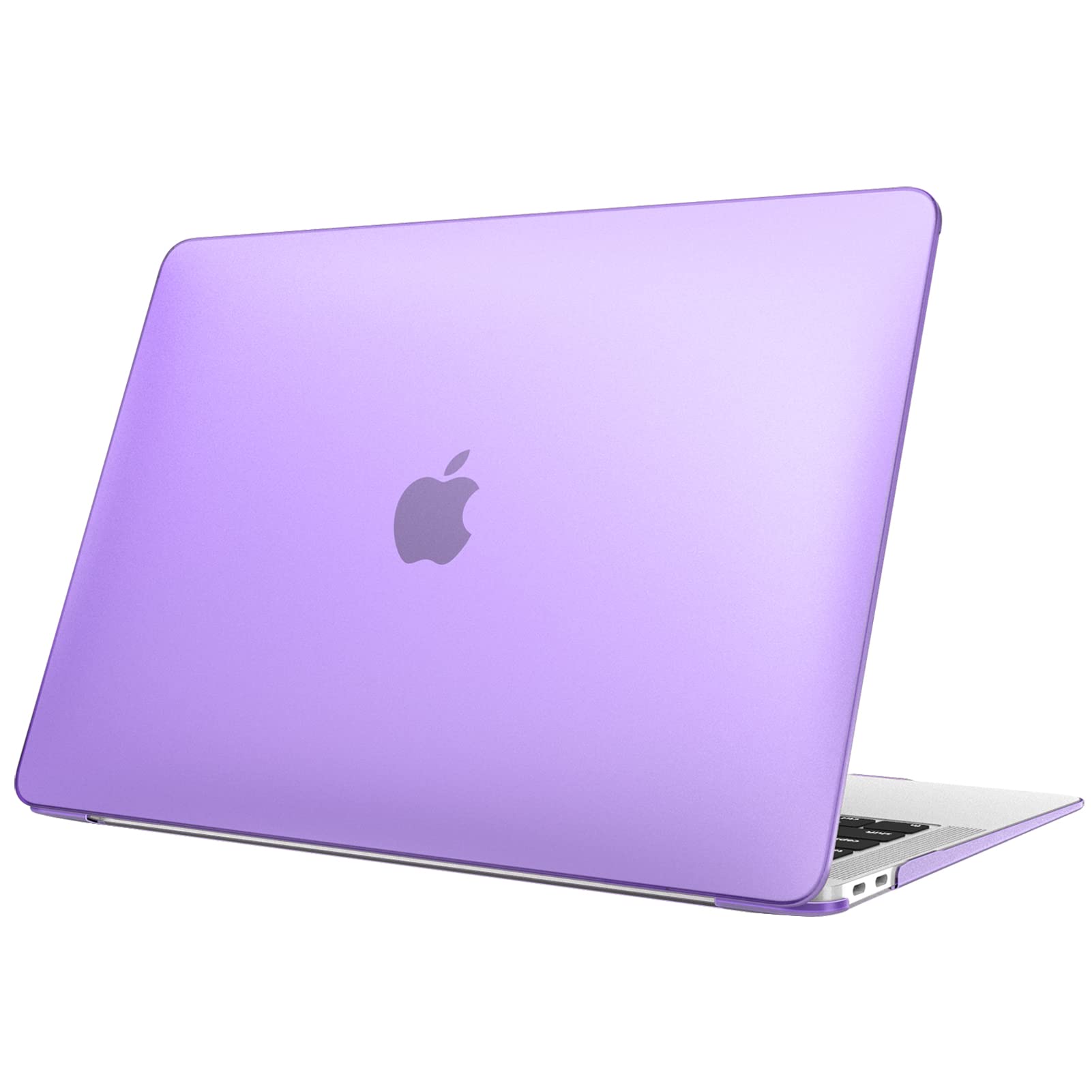 Fintie Hülle kompatibel mit MacBook Air 13 (2018-2020 Version) A2337(M1)/A2179/A1932, Ultradünne Hartschale Schutzhülle Snap Case, Lavendel(Matt)