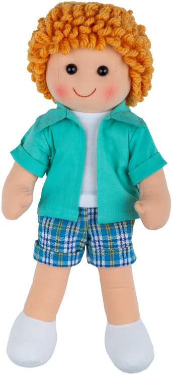 Bigjigs Toys Jacob Doll - Small Ragdoll Cuddly Toy