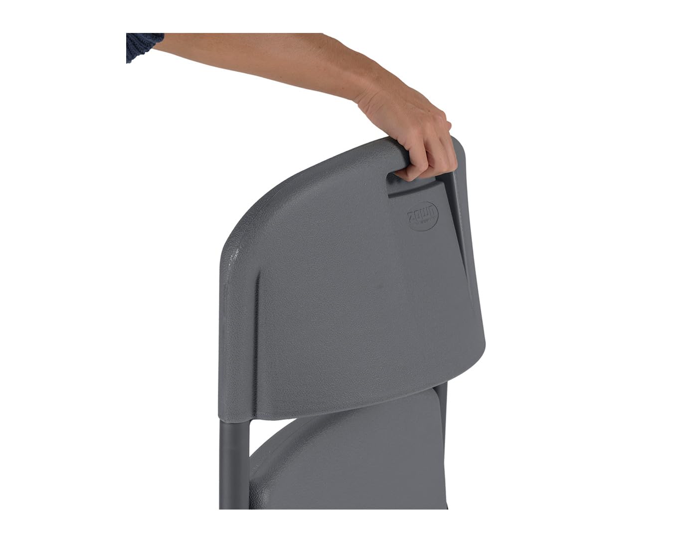 ZOWN Silla Plegable Profesional Norman con Asiento y Respaldo de Polietileno. Amplia, sólida y Confortable. Capacidad 272 kg con Protección UV e Hidrófuga