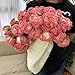 Magic Bloom Blanket Bouquet - 2-in-1 Handmade Crochet Carnation Throw & Floral Decor, Reversible Cozy Bedspread for Mother’s Day, Birthdays, Anniversary Gifts (63
