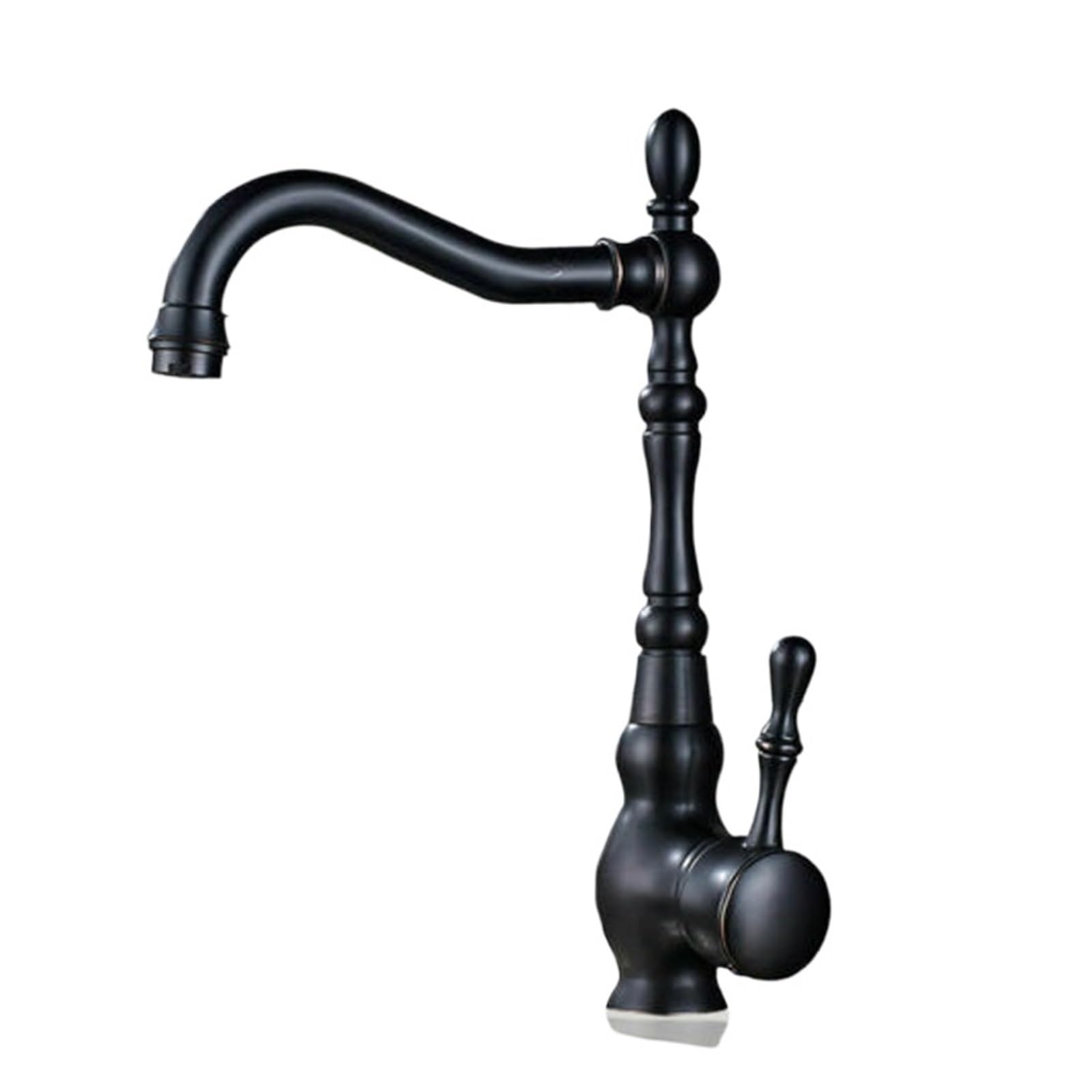 Robinet de lavabo de salle de bain antique mitigeur eau chaude froide